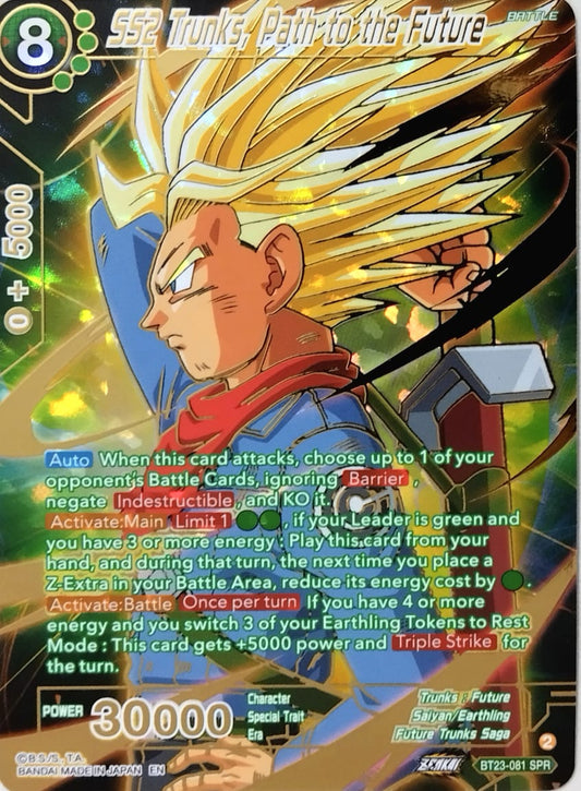 SS2 Trunks, Path to the Future (SPR) - Perfect Combination