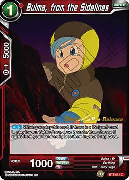 Bulma, from the Sidelines - Destroyer Kings Pre-Release Cards (DBS-B06PRE)