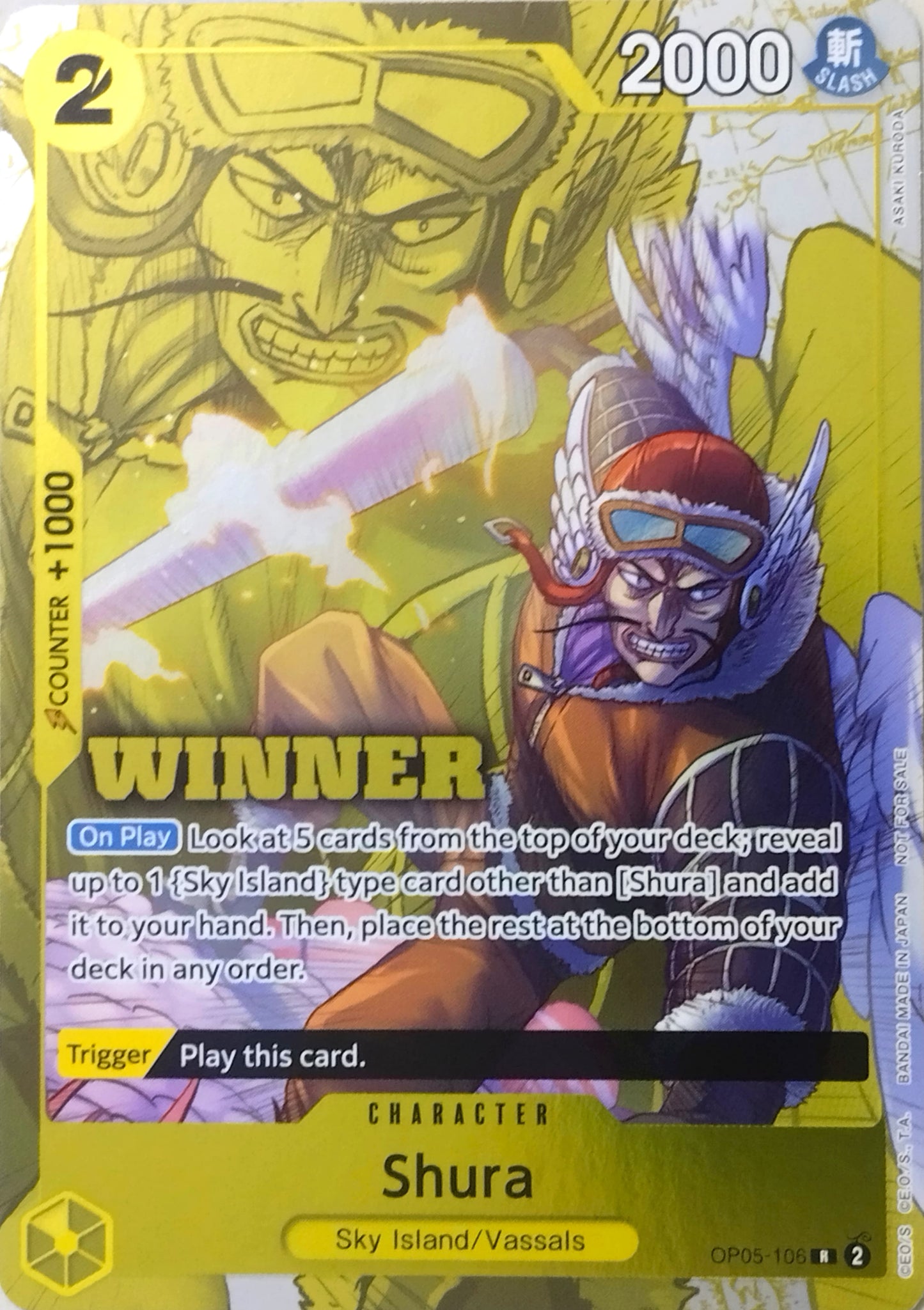 Shura (Winner Pack Vol. 7) - One Piece Promotion Cards (OP-PR)