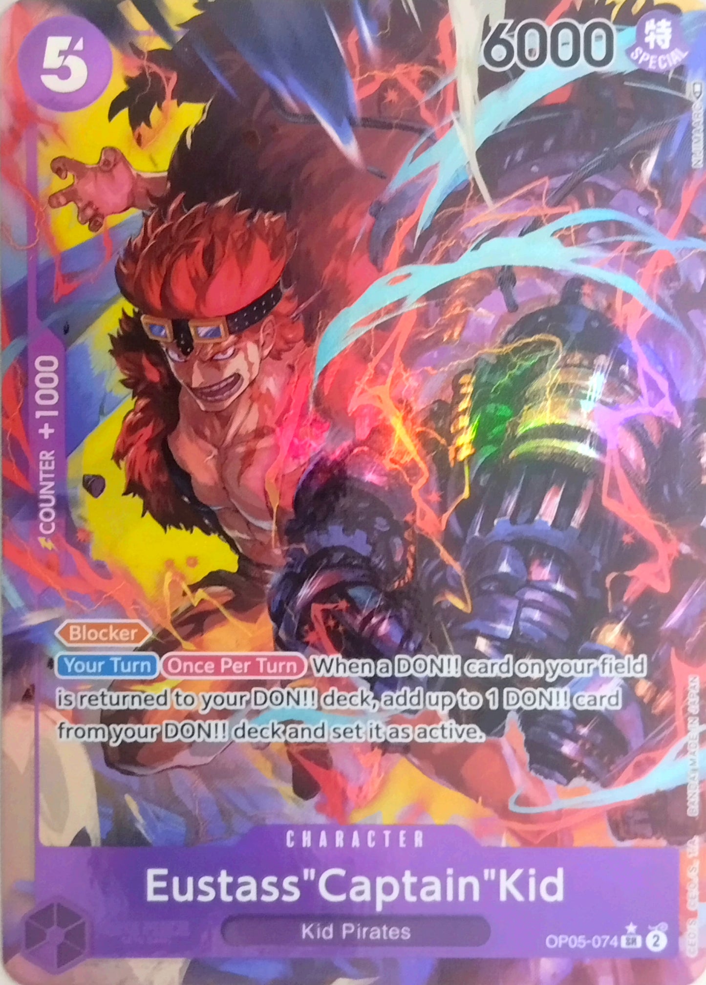 Eustass"Captain"Kid (Alternate Art) - Awakening of the New Era (OP05)