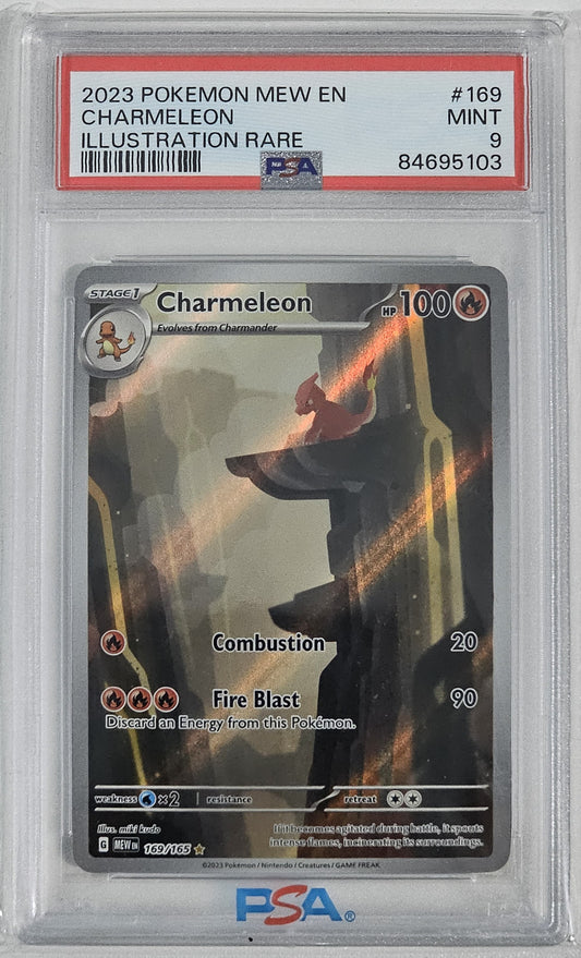 Charmeleon #169 Pokemon Scarlet & Violet 151 PSA 9