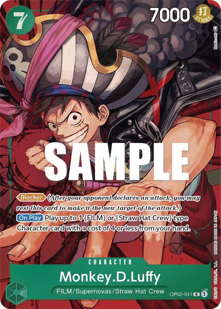 Monkey.D.Luffy (041) (Alternate Art) - Paramount War (OP02)