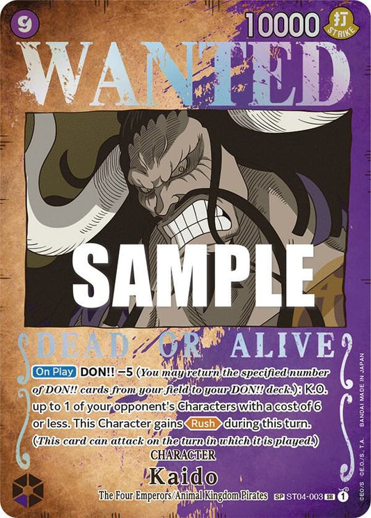 Kaido (Wanted Poster) - Pillars of Strength (OP03)