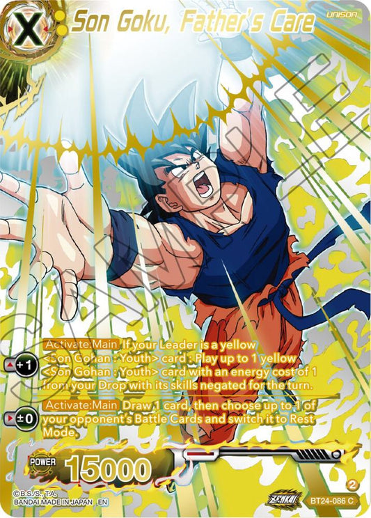 Son Goku, Father's Care (Collector Booster Gold) - Beyond Generations (BT24)