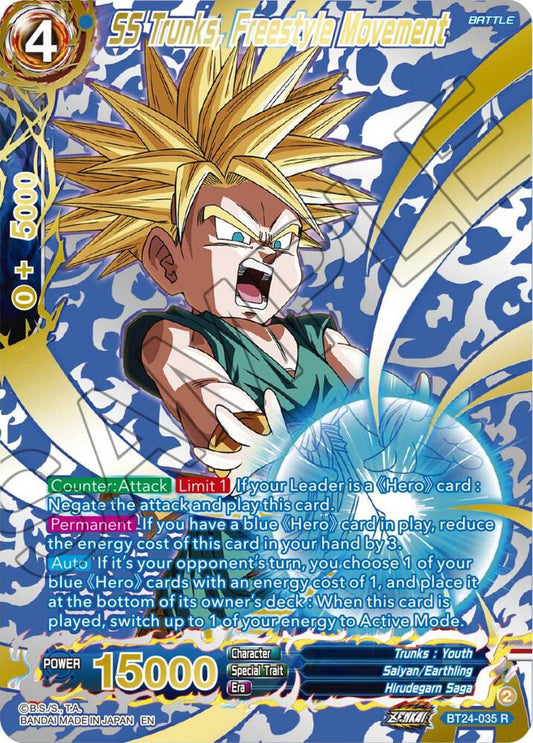 SS Trunks, Freestyle Movement (Collector Booster Gold) - Beyond Generations (BT24)