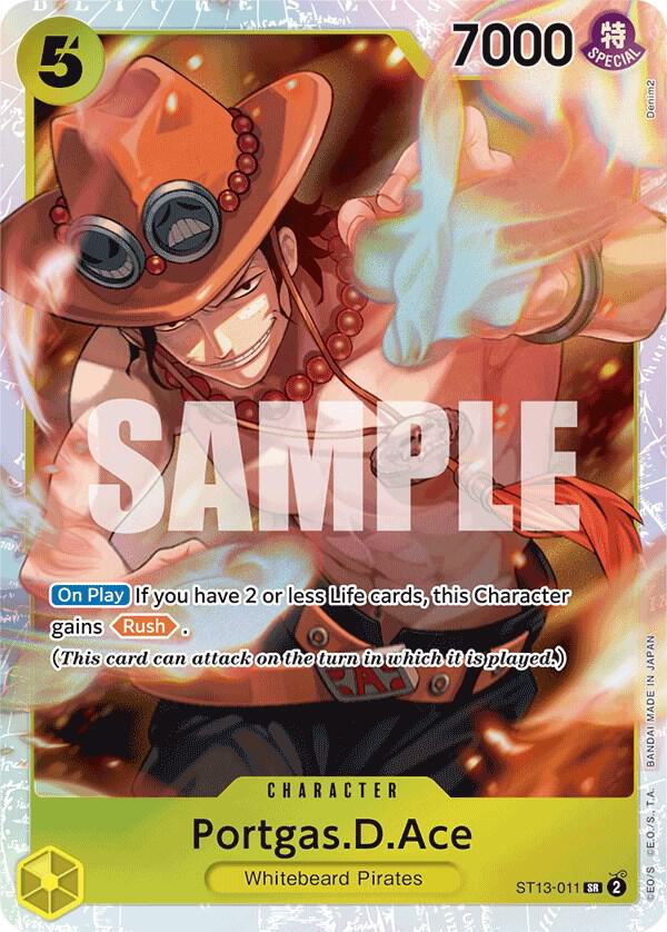 Portgas.D.Ace (011) - Ultra Deck: The Three Brothers (ST-13)