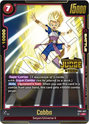 Cabba (Judge Pack (Store Judge) 01) - Tournament and Championship Promos (DBSFW_TPR)