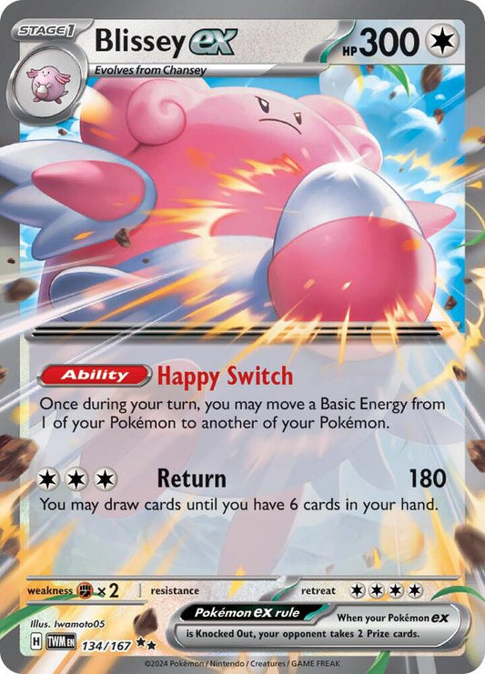 Blissey ex - 134/167 - SV06: Twilight Masquerade (TWM)