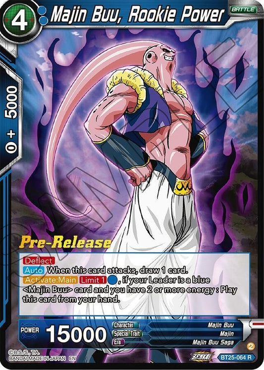 Majin Buu, Rookie Power - Legend of the Dragon Balls Pre-Release Cards (BT25_PR)