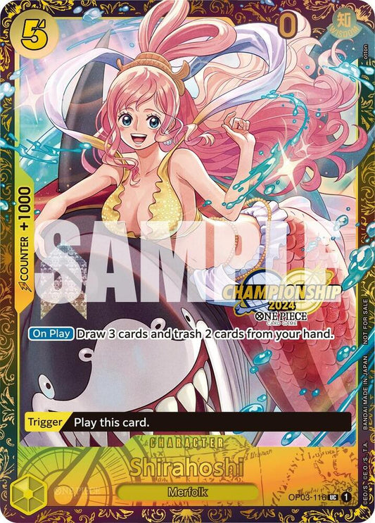 Shirahoshi (October Championship 2024 Online Regional) - One Piece Promotion Cards (OP-PR)