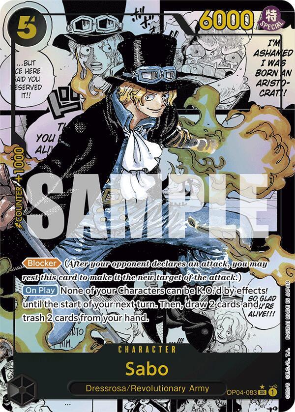 Sabo (OP04-083) (Manga) - Premium Booster -The Best- (PRB-01)