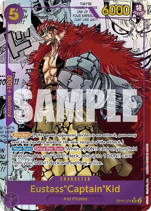 Eustass"Captain"Kid (OP05-074) (Manga) - Premium Booster -The Best- (PRB-01)