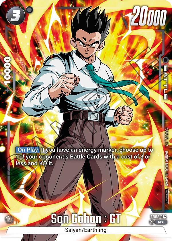 Son Gohan : GT (Tournament Pack -Winner- 04) - Tournament and Championship Promos (DBSFW_TPR)