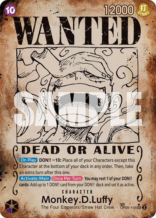 Monkey.D.Luffy (Wanted Poster) - Emperors in the New World (OP09)