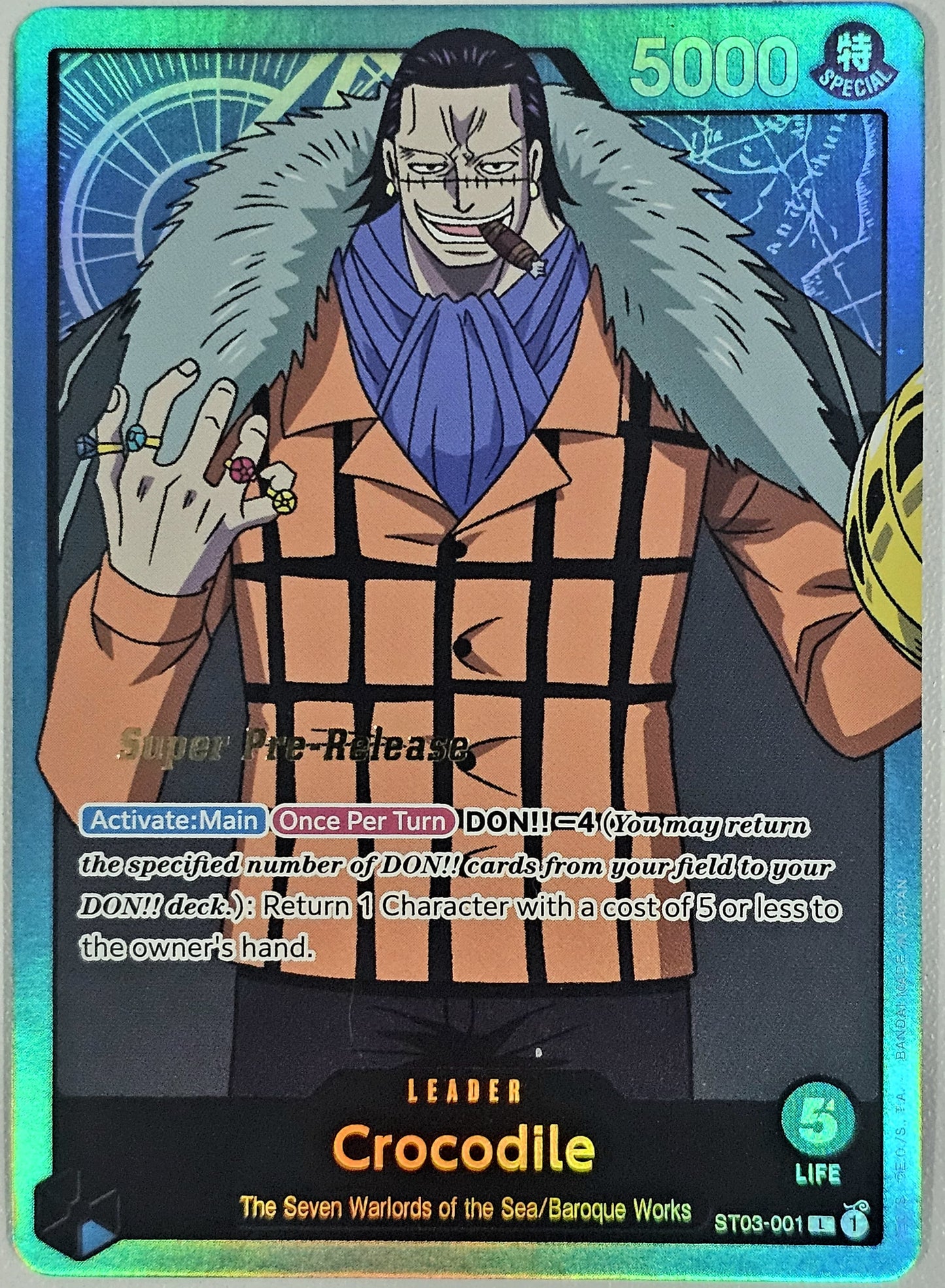 Crocodile (001) - Super Pre-Release Starter Deck 3