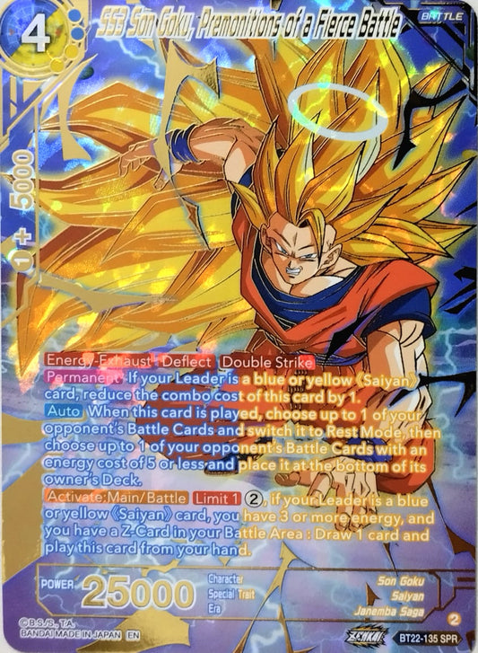 SS3 Son Goku, Premonitions of a Fierce Battle (SPR) - Critical Blow