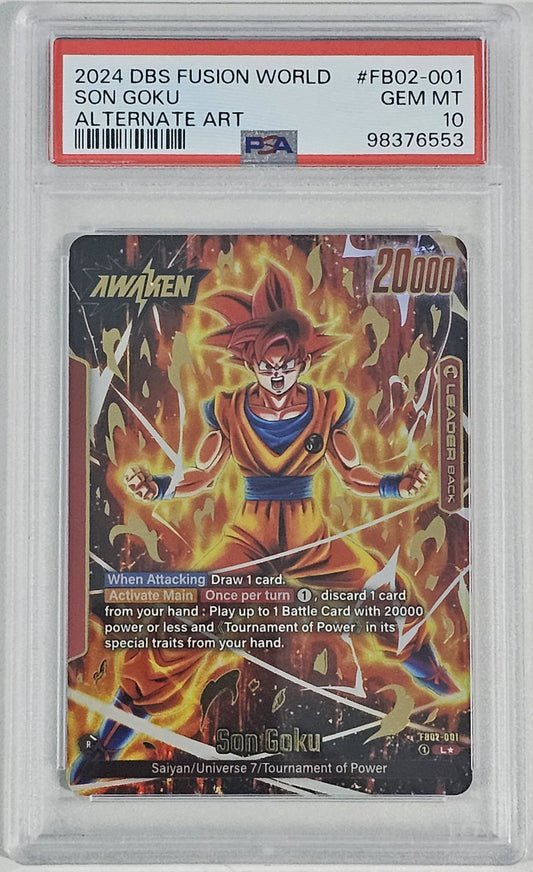 Son Goku #FB02-001 (Alternate Art) PSA 10