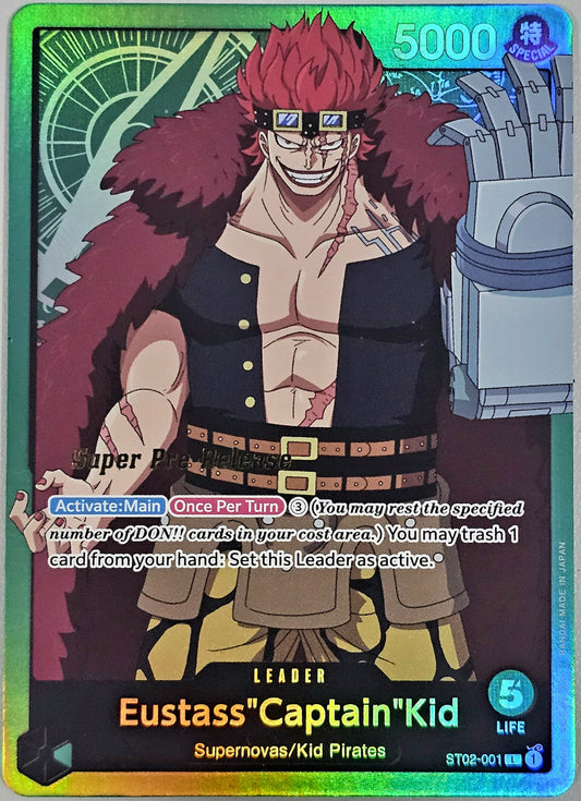 Eustass"Captain"Kid (001) - Super Pre-Release Starter Deck 2