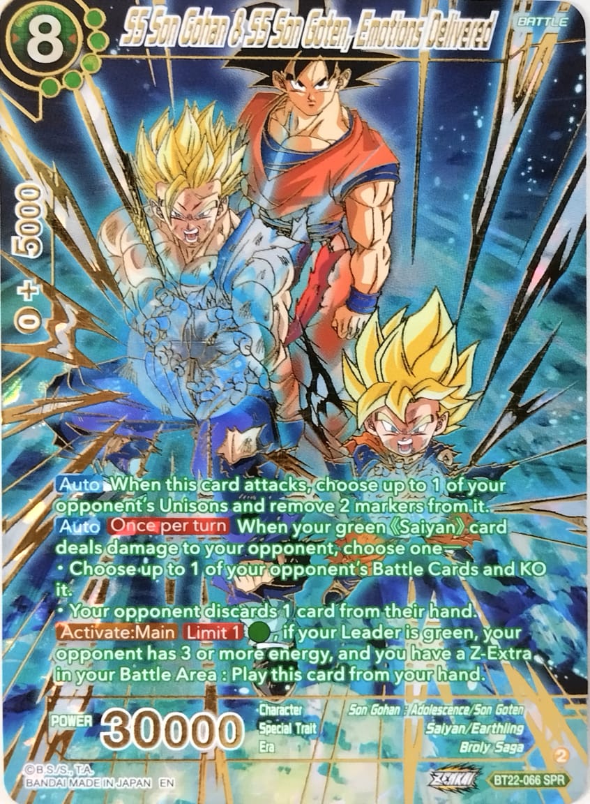 SS Son Gohan & SS Son Goten, Emotions Delivered (SPR) - Critical Blow