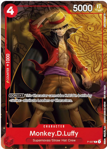 Monkey.D.Luffy - P-007 (Tournament Pack Vol. 1) - One Piece Promotion Cards