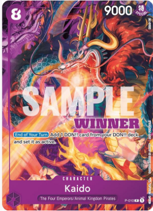 Kaido - P-010 (Winner Pack Vol. 1) - One Piece Promotion Cards