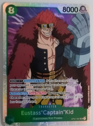 Eustass"Captain"Kid (001) - Super Pre-Release Starter Deck 2: Worst Generation (ST-02 PRE)