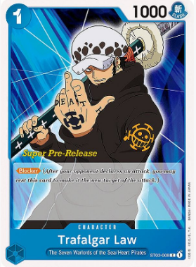 Trafalgar Law - Super Pre-Release Starter Deck 3: The Seven Warlords of the Sea (ST-03 PRE)