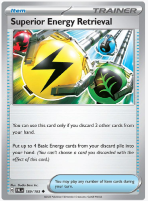 Superior Energy Retrieval - 189/193 - SV02: Paldea Evolved