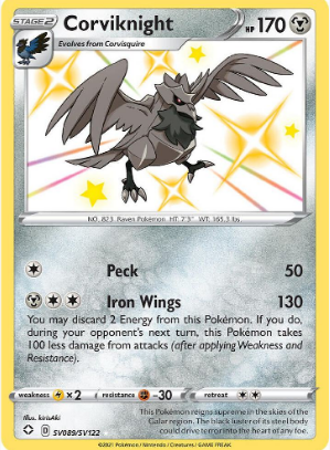 Corviknight - Shining Fates: Shiny Vault (SHFSV)