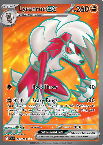 Lycanroc ex - 241/193 - SV02: Paldea Evolved (PAL)