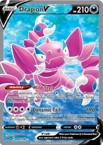 Drapion V (Full Art) - SWSH11: Lost Origin (SWSH11)