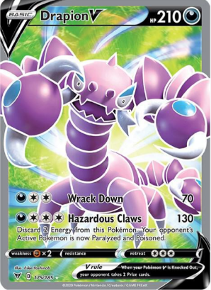 Drapion V (Full Art) - SWSH04: Vivid Voltage (SWSH04)