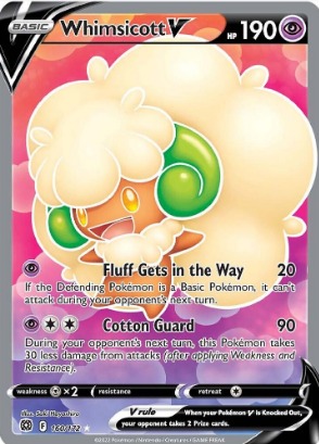 Whimsicott V (Full Art) - SWSH09: Brilliant Stars (SWSH09)