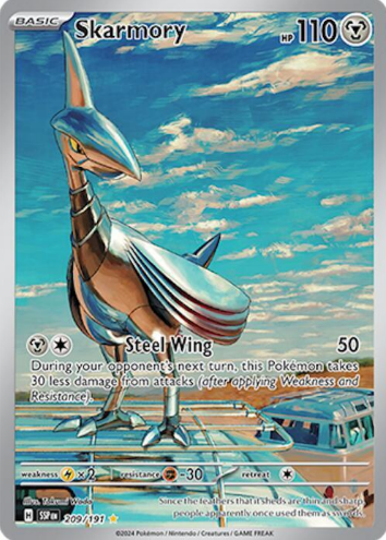 Skarmory - 209/191 - SV08: Surging Sparks (SV08)