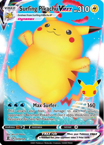 Surfing Pikachu VMAX - Celebrations (CLB)