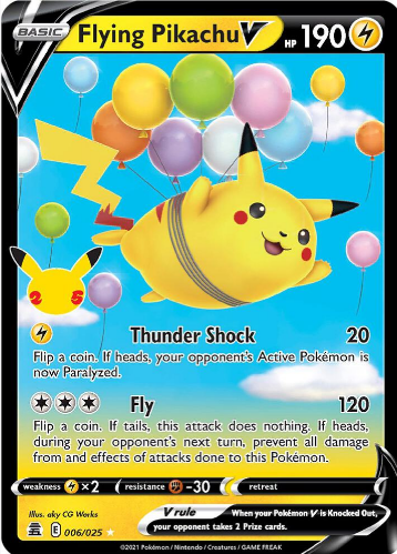 Flying Pikachu V - Celebrations (CLB)