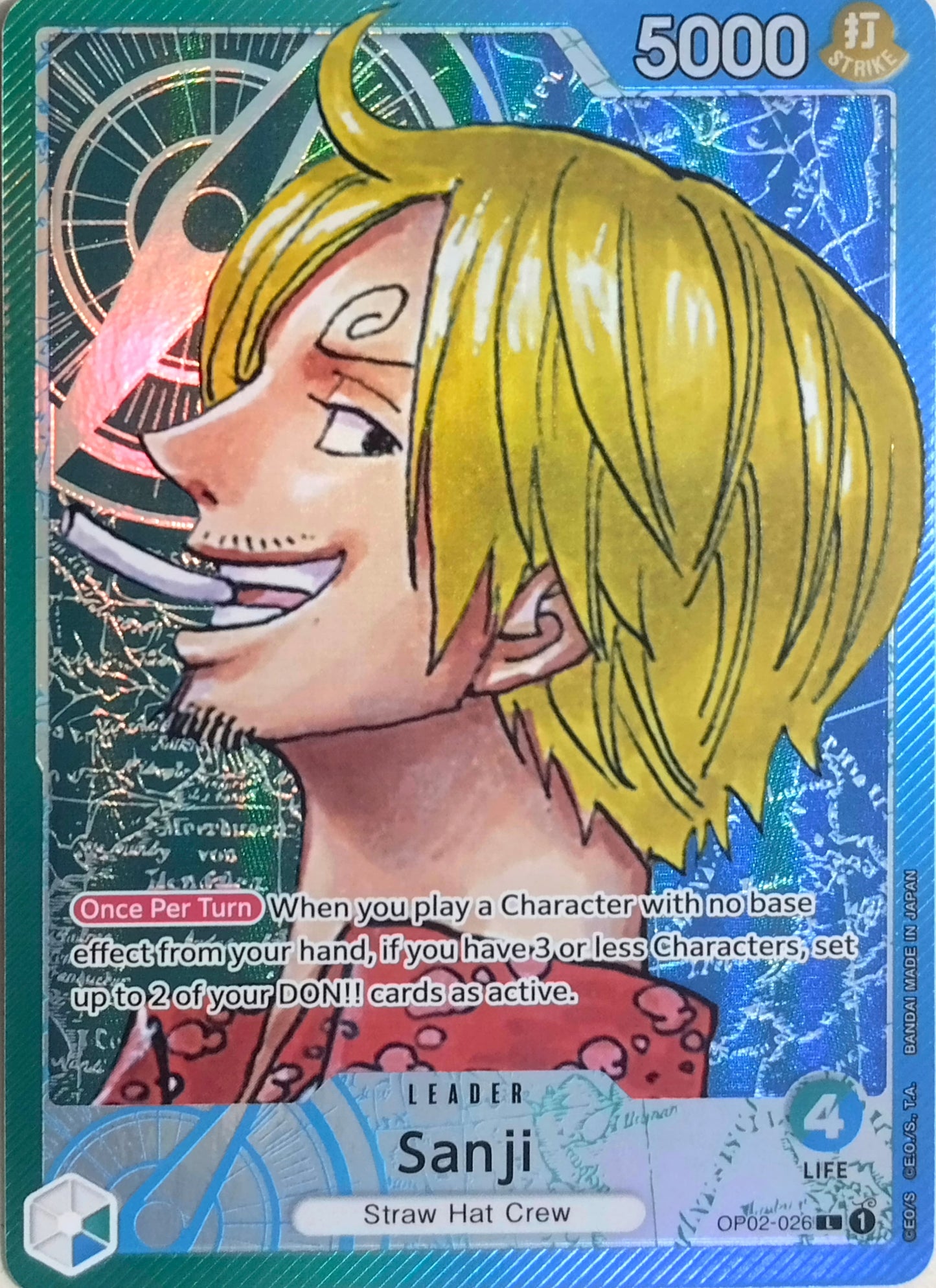 Sanji (Alternate Art) - Paramount War (OP02)