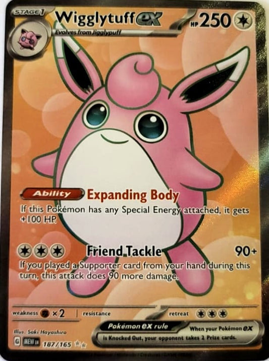 Wigglytuff ex - 187/165 - SV