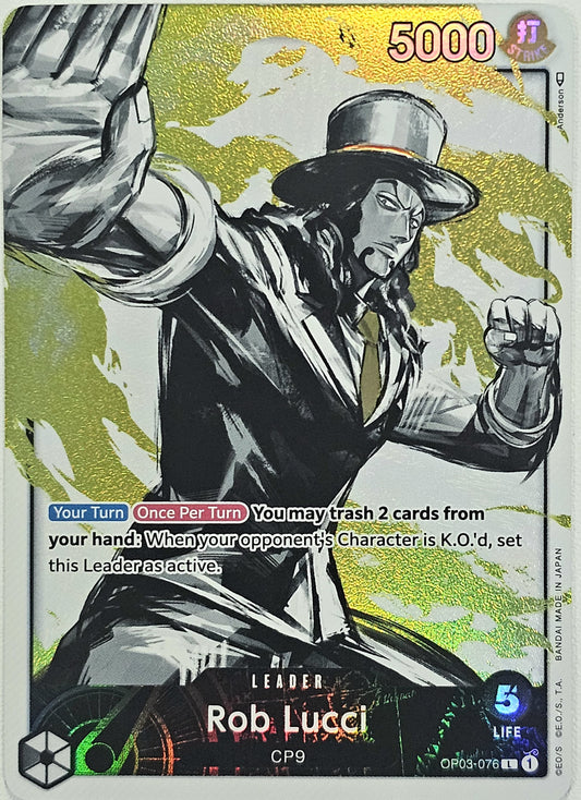 Rob Lucci (076) (Alternate Art) - Pillars of Strength (OP03)