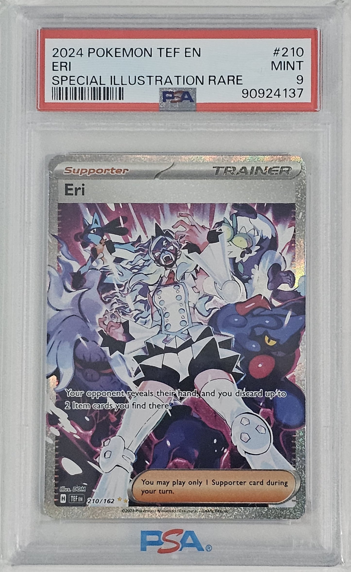 Eri #210 Pokemon Temporal Forces PSA 9