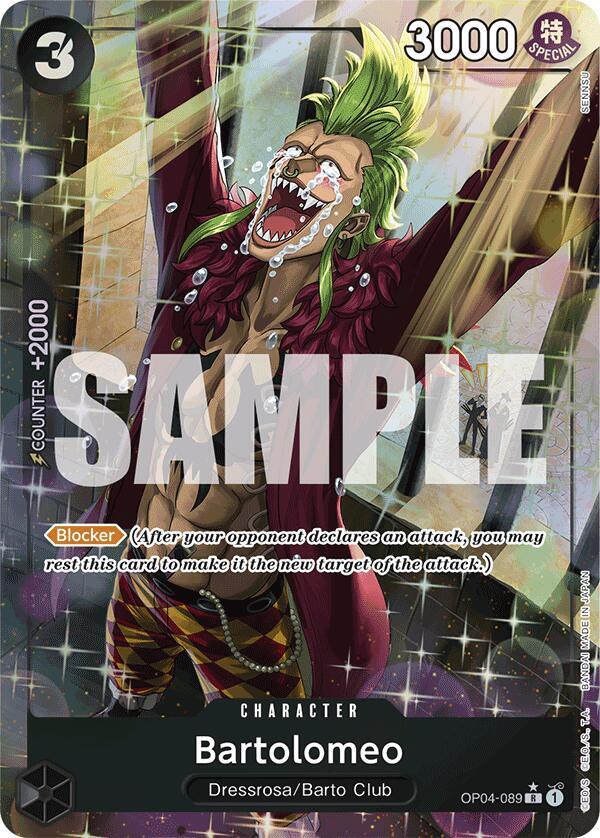 Bartolomeo (OP04-089) (Alternate Art) - Premium Booster -The Best- (PRB-01)