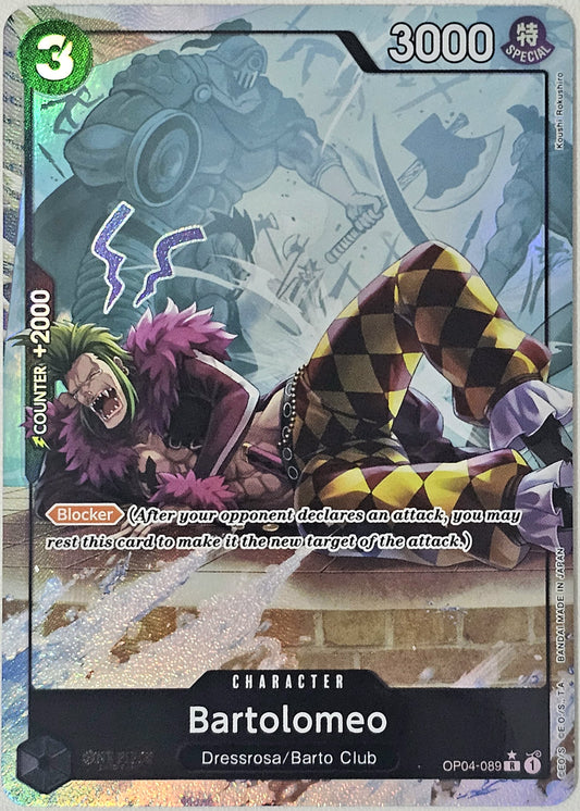 Bartolomeo (OP04-089) (Full Art) - Premium Booster -The Best- (PRB-01)