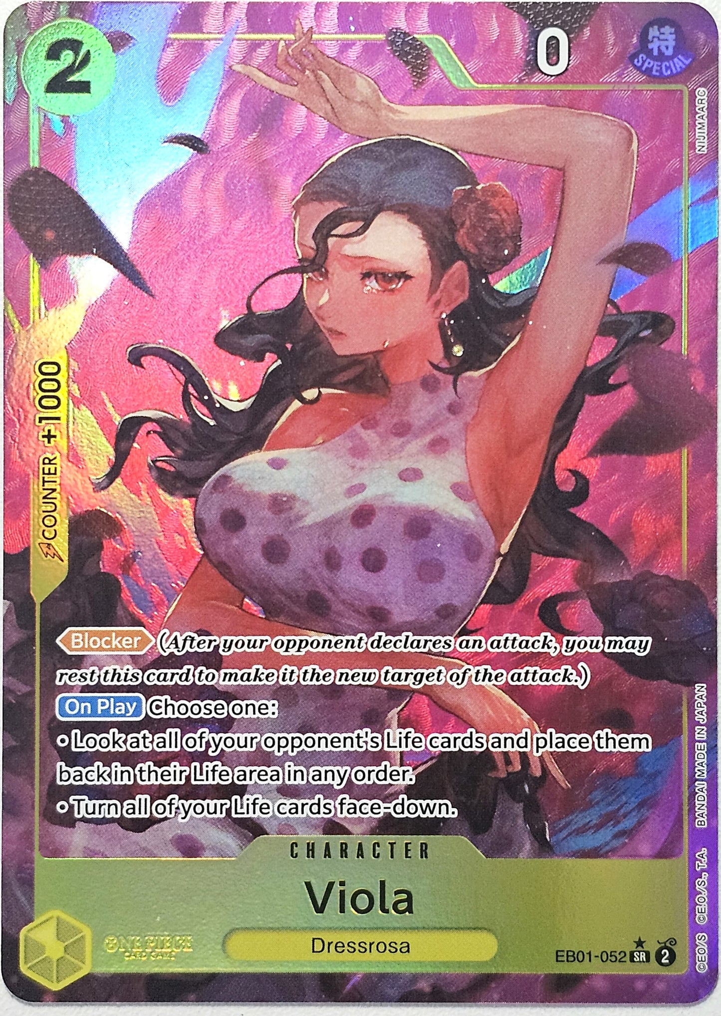 Viola (Alternate Art) - Extra Booster: Memorial Collection (EB-01)