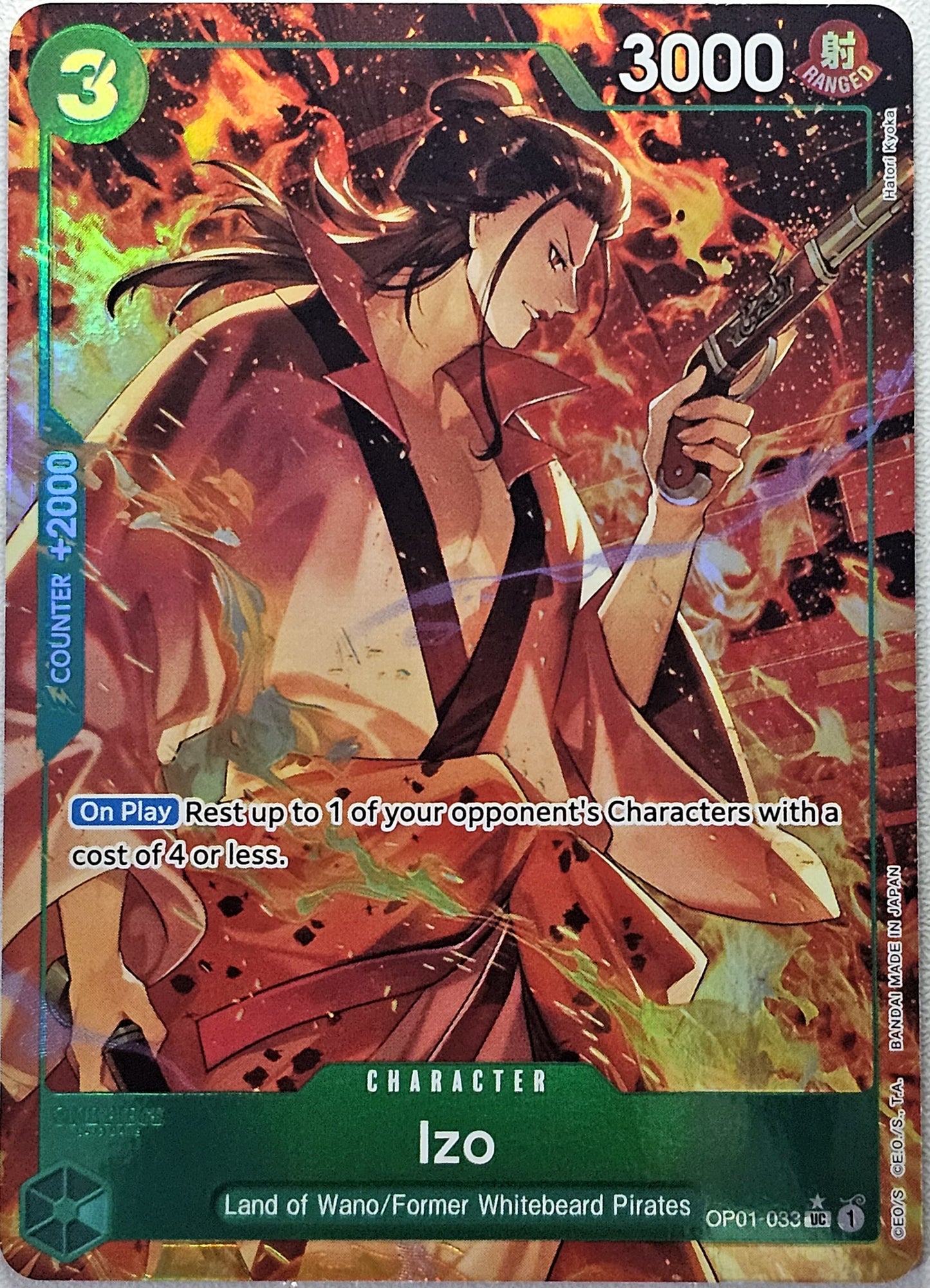 Izo (OP01-033) (Alternate Art) - Premium Booster -The Best- (PRB-01)