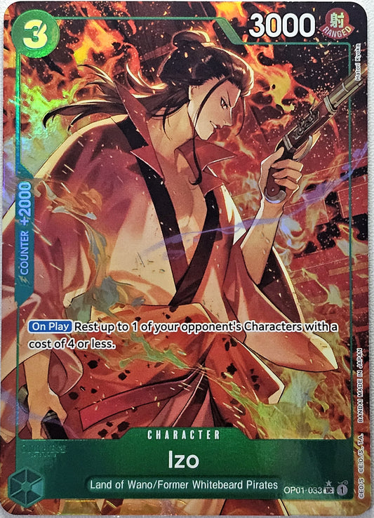 Izo (OP01-033) (Alternate Art) - Premium Booster -The Best- (PRB-01)