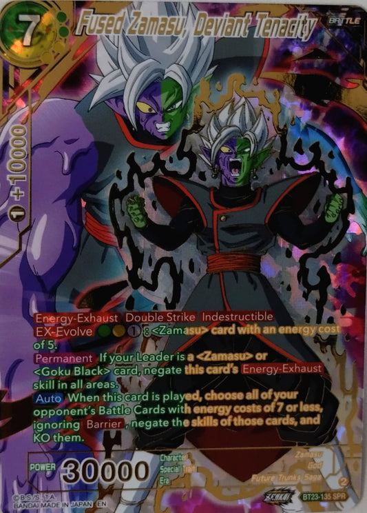 Fused Zamasu, Deviant Tenacity (SPR) - Perfect Combination