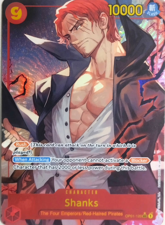 Shanks (OP01-120) (Alternate Art) - Premium Booster -The Best- (PRB-01)