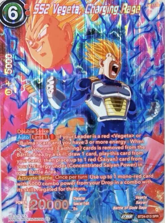 SS2 Vegeta, Charging Rage (SPR) - Beyond Generations