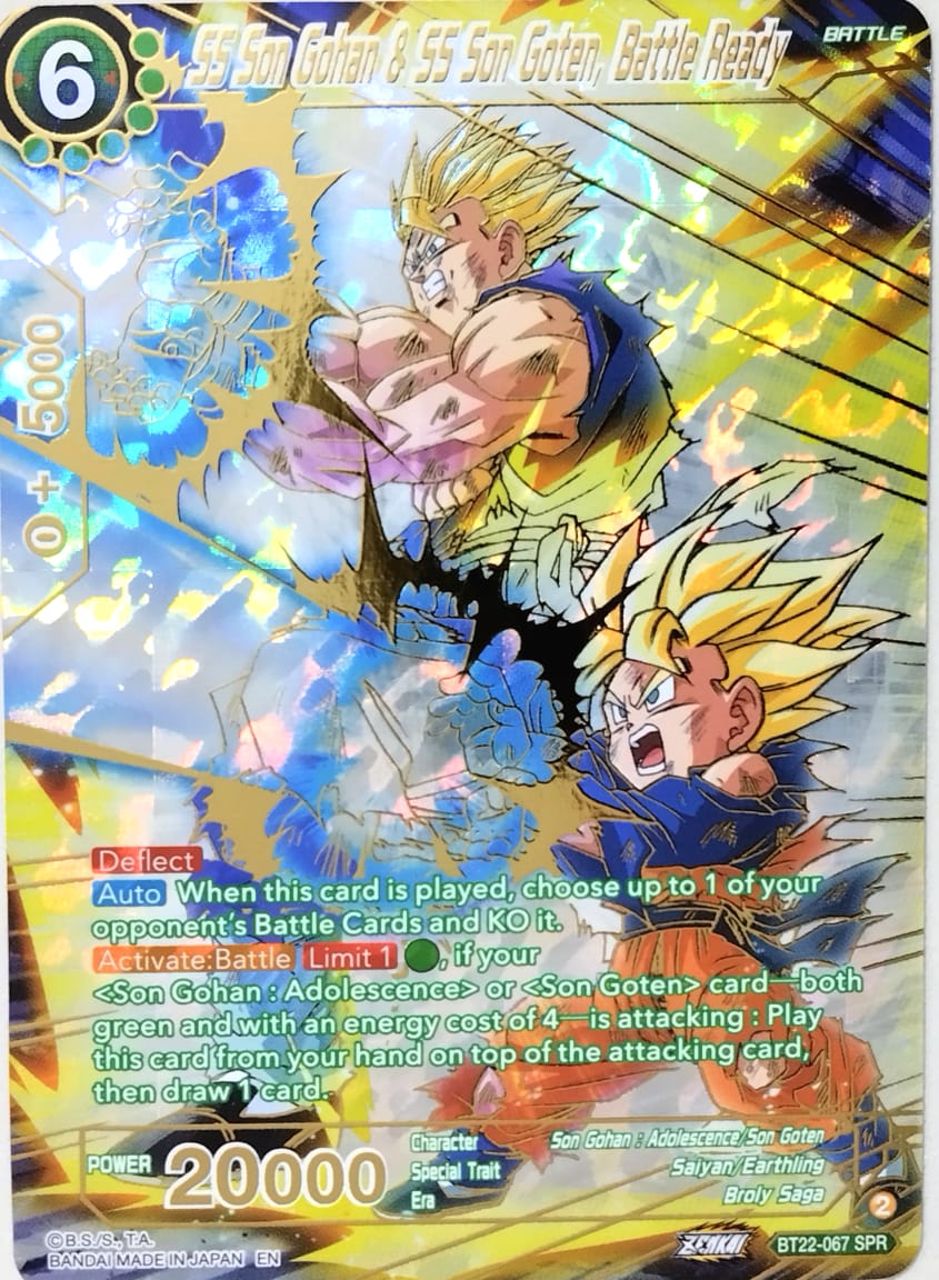 SS Son Gohan & SS Son Goten, Battle Ready (SPR) - Critical Blow