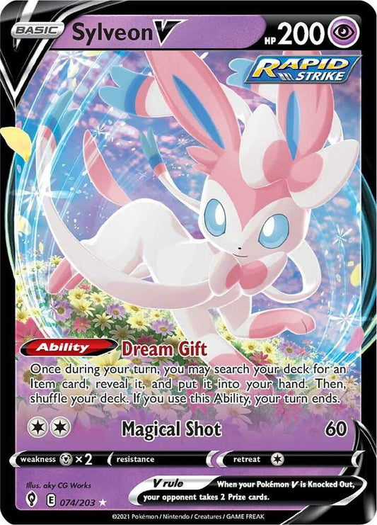 Sylveon V - SWSH07: Evolving Skies (SWSH07)